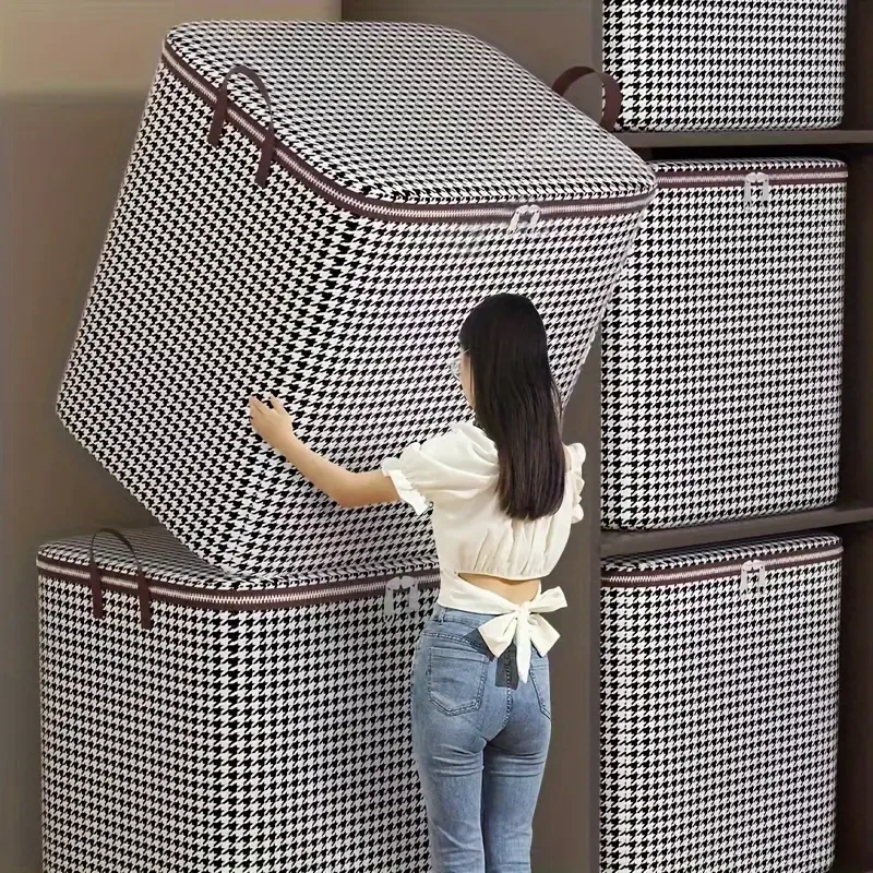 Houndstooth Storage Boxes