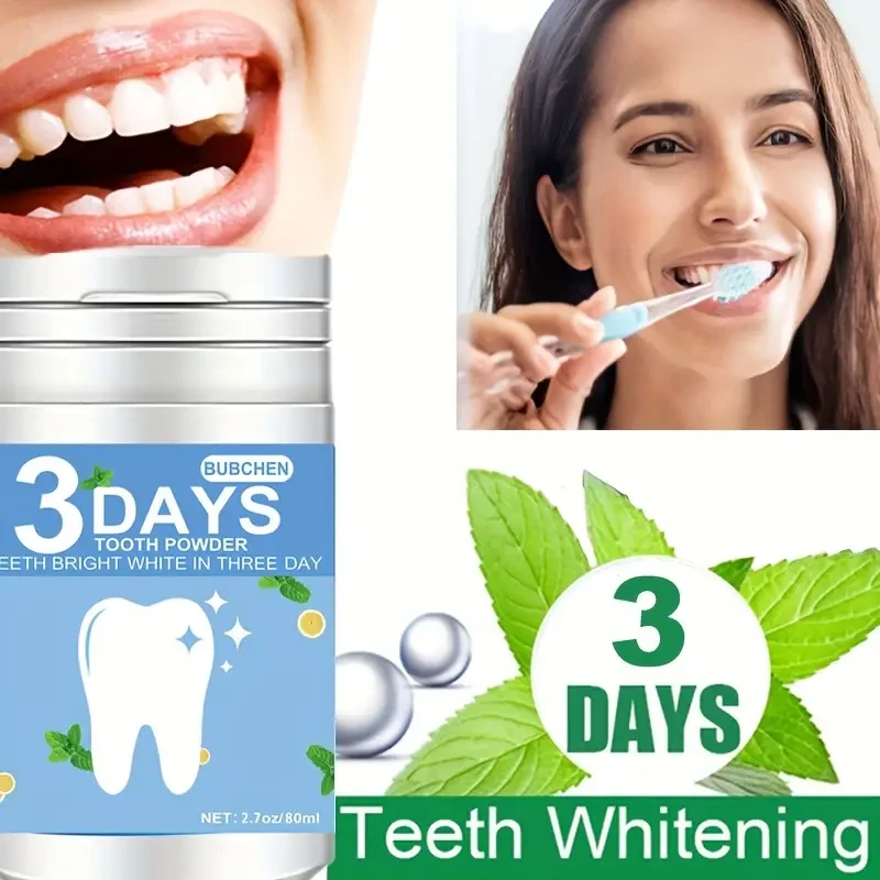 Pearl Essence Teeth Whitening Powder - 2.71oz Tooth Deep Cleaning and Breath Freshener
