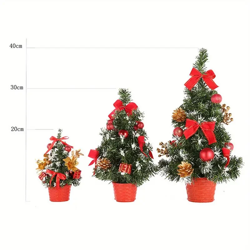LIXADA Tabletop Christmas Tree - Small Desktop Decoration