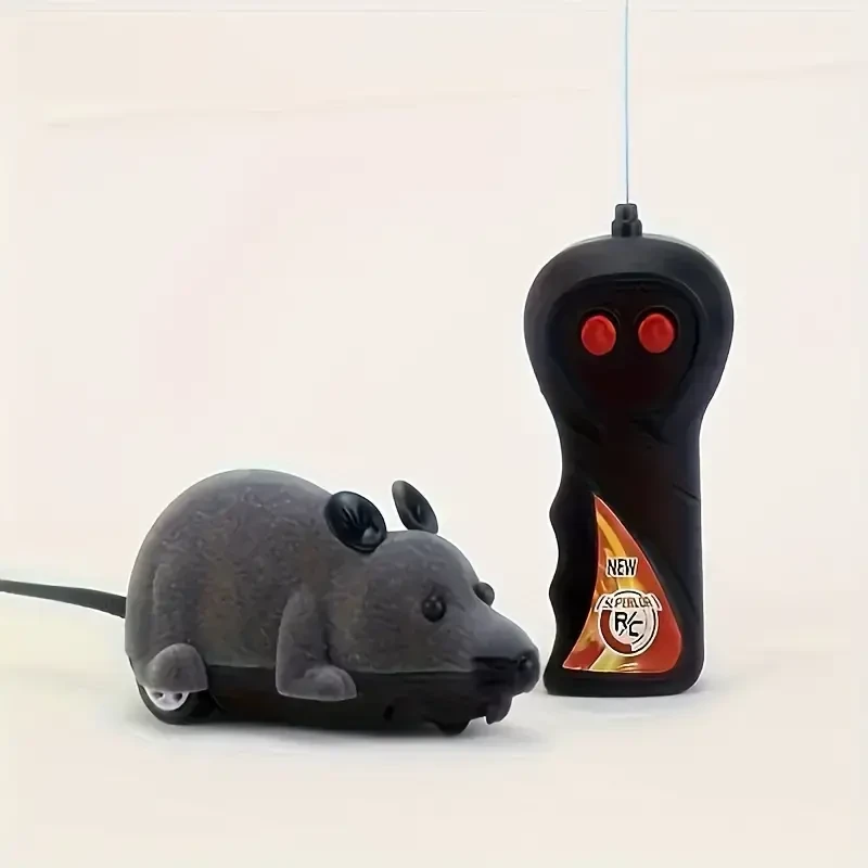 Wireless Remote Control Rat Prank Toy, Realistic Cat Teaser