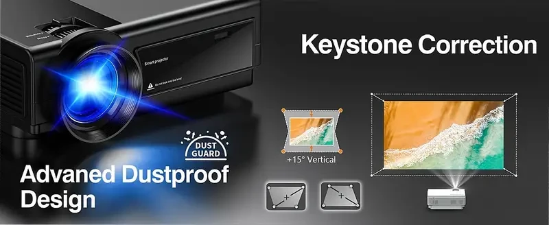 4k Projector With Wifi And Wireless