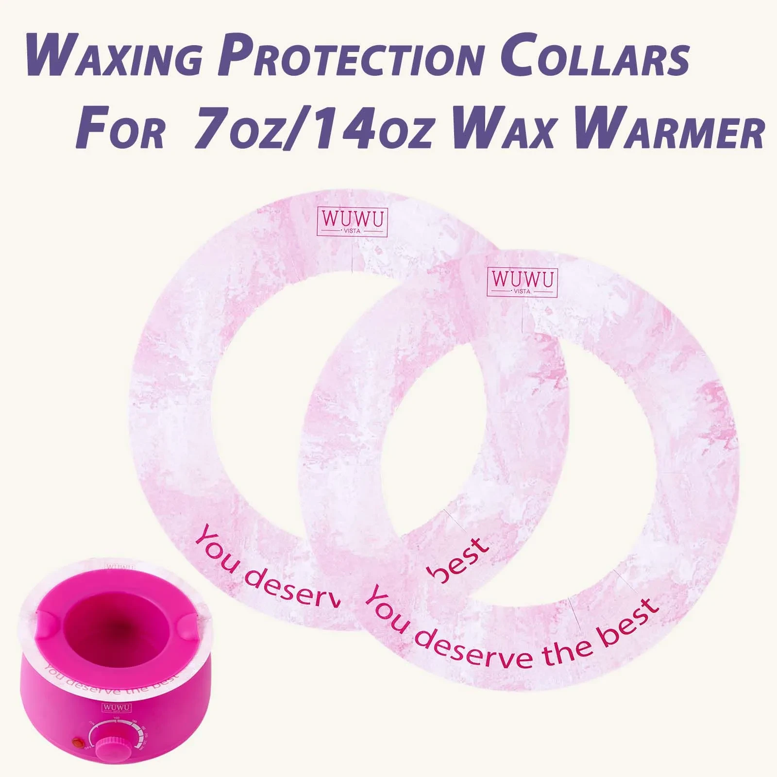 Waxing Protection Collars 10pcs In 1 Pack For 7