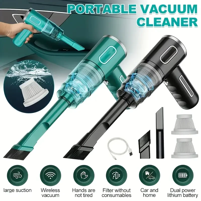 Portable Car Vacuum Cleaner Rechargeable