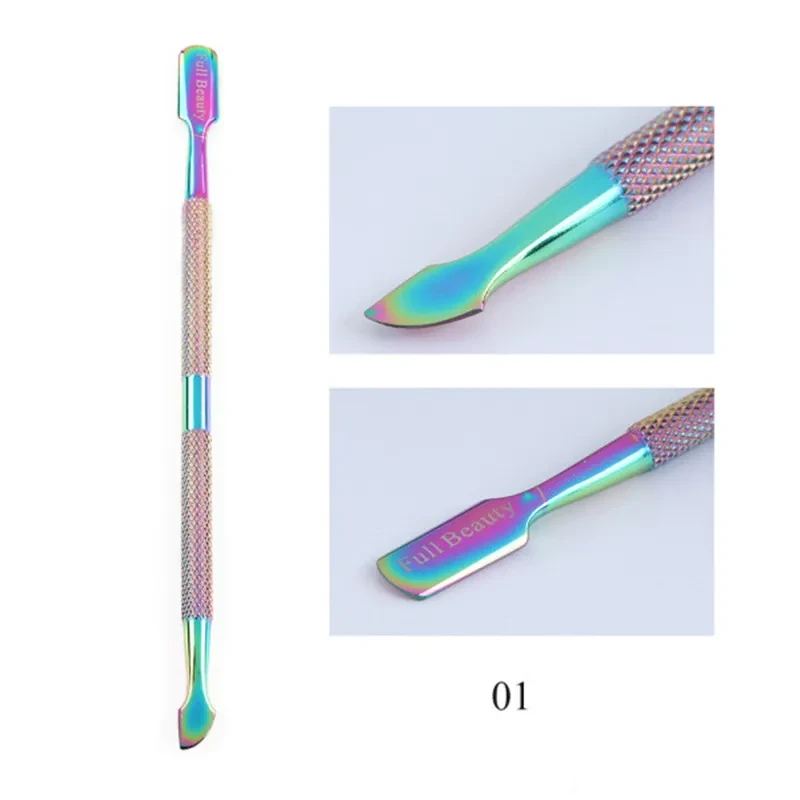 Electroplated Nail Clippers Dead Skin Fork Tweezers