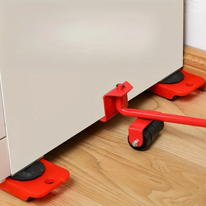 Set of 5 Furniture Lifters with 360 Rotatable Pads - Furniture Slides Kit