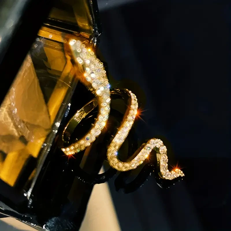 1pc Glamorous Snake Design Wrap Ring