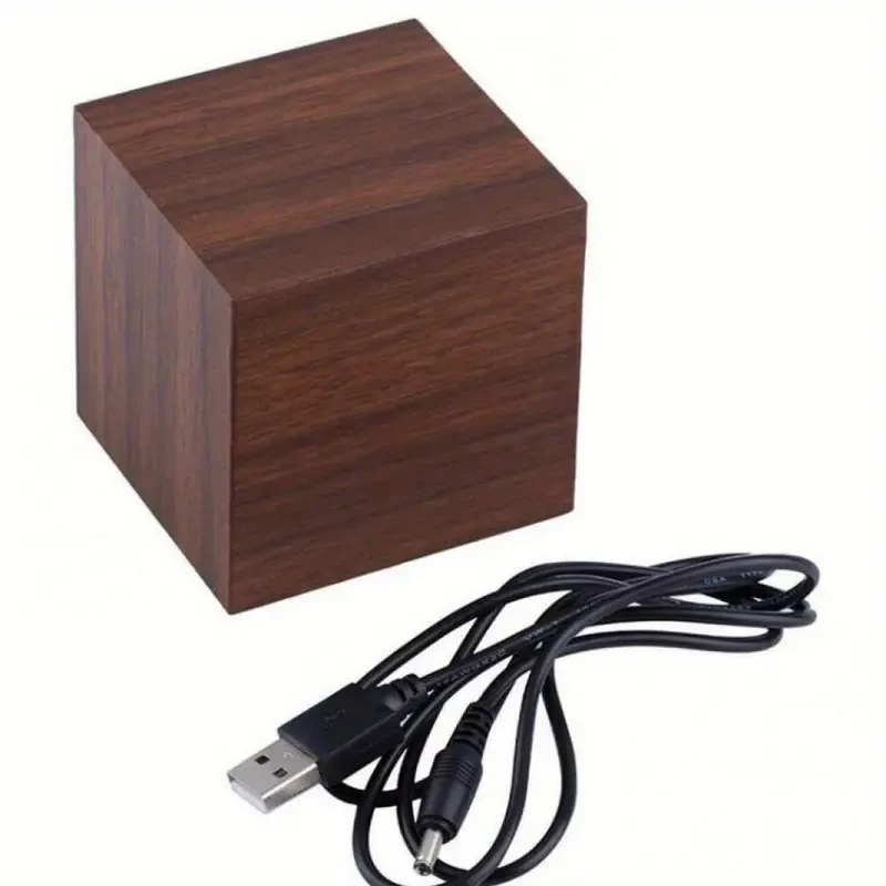 Wooden LED Digital Alarm Clock