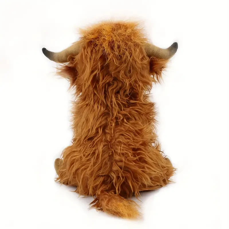27cm Cute Highland Cattle Plush Toy