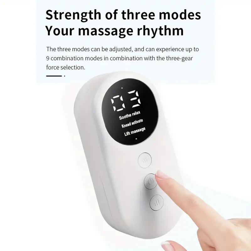 Cordless Electric Leg Massager with Heat - Air Compression for Varicose Veins, Muscle Fatigue, Swelling, and Edema