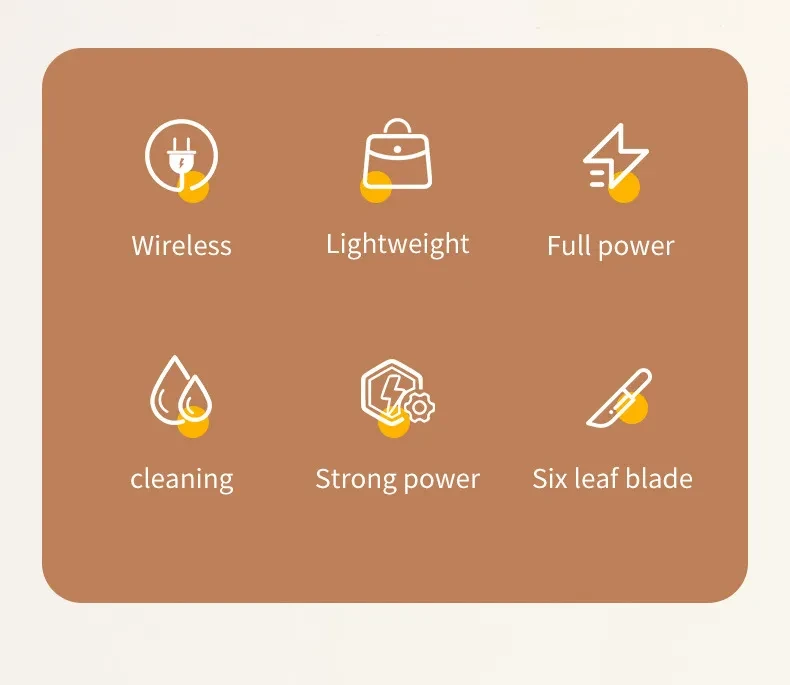 Kitchen Electric Juicer USB Charging Wireless