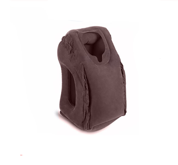 The Ultimate Inflatable Travel Pillow for 360° Neck, Chin, and Head Support