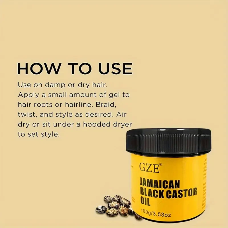 Pure Jamaican Black Castor Oil for Hair Care