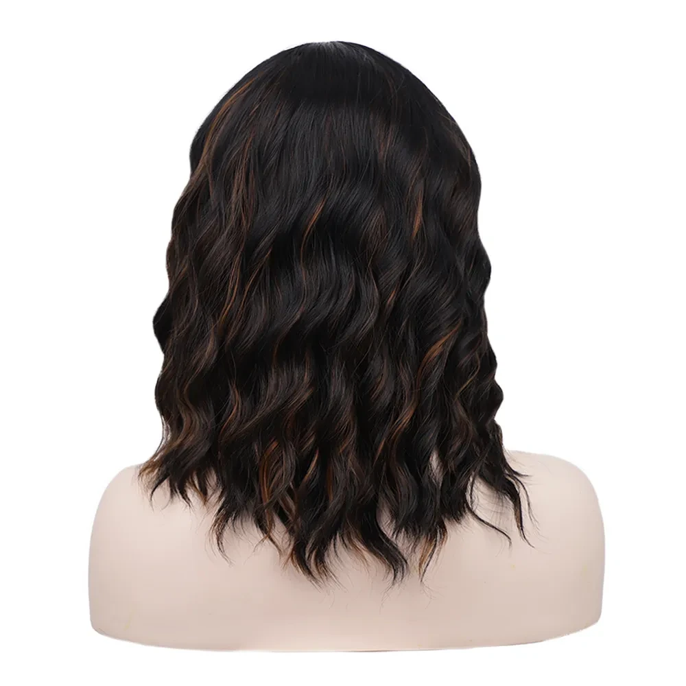Front Lace Wig Curly Hair Short Curly