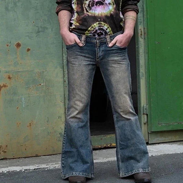 Men's Vintage High Waist Jeans