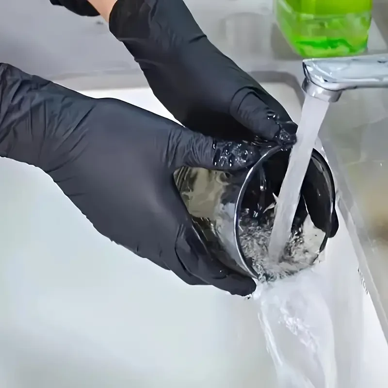 100pcs Ultra-Durable Nitrile Gloves