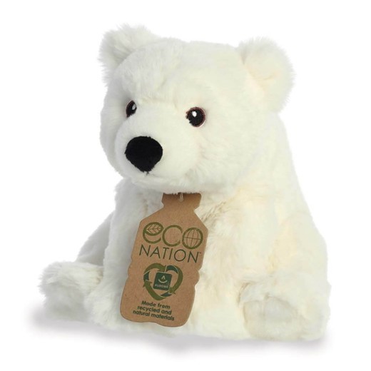 Eco Nation Polar Bear Soft Toy