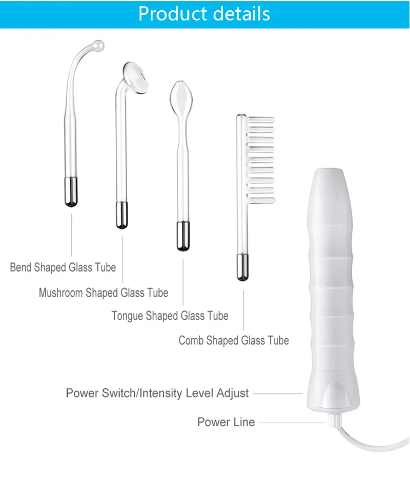 High Frequency Electrotherapy Electrode Lamp Acne