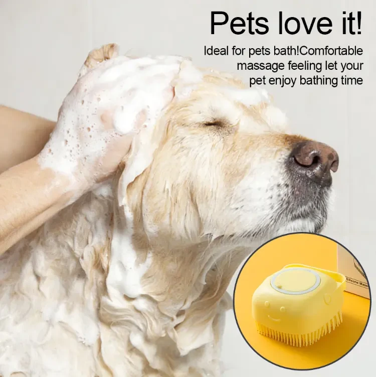 Soft Silicone Pet Brush - Invigorating Massage