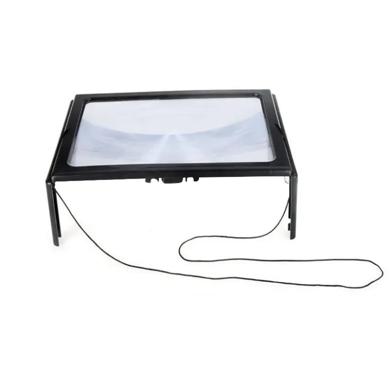 UltraBright A4 Desktop Magnifying Glass with LED Lights