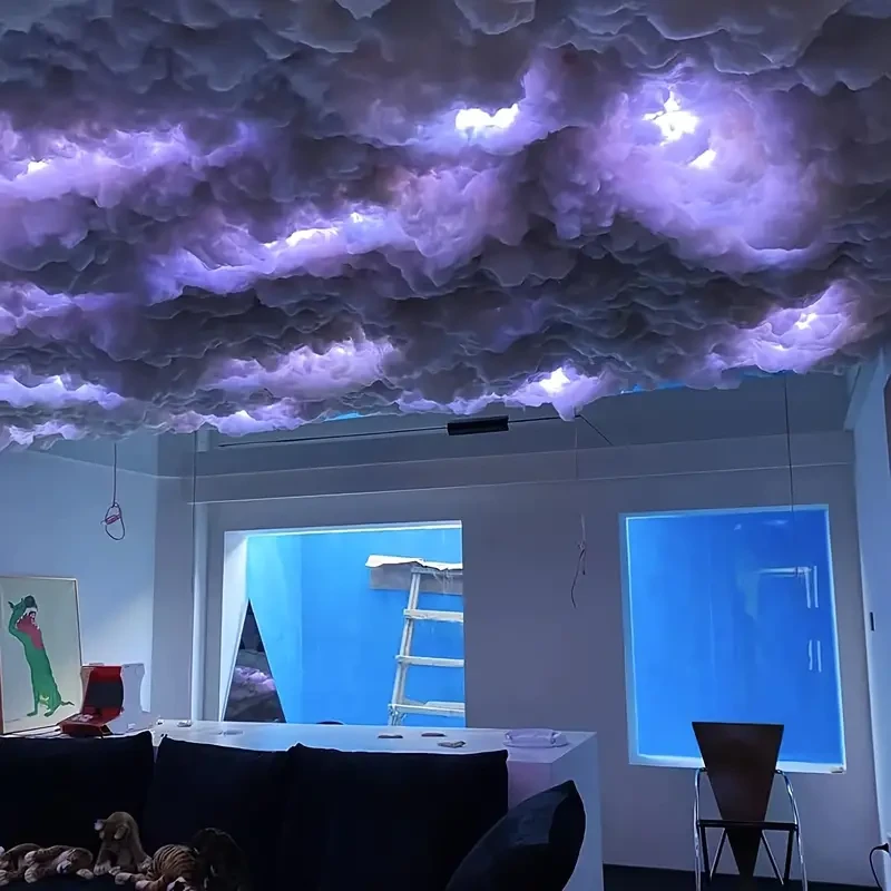 7.0 Meter DIY Thunder Cloud LED Light - USB Powered, App & Remote Control