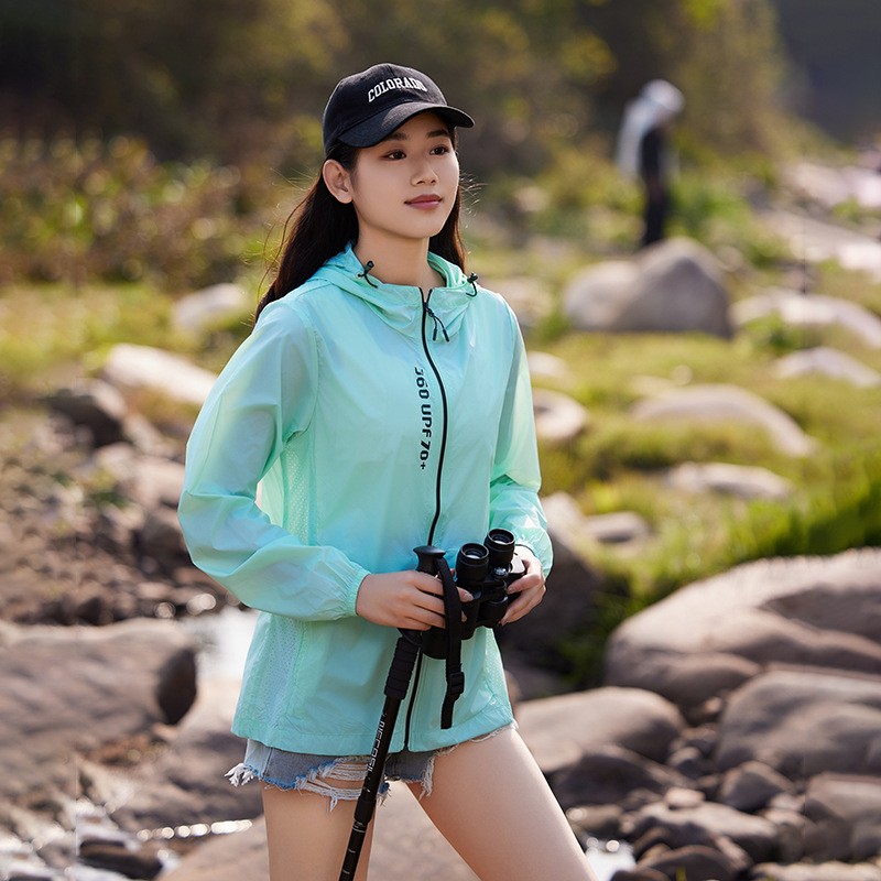 SunGuard UPF70 Ice Silk UV Protection Hooded Jacket