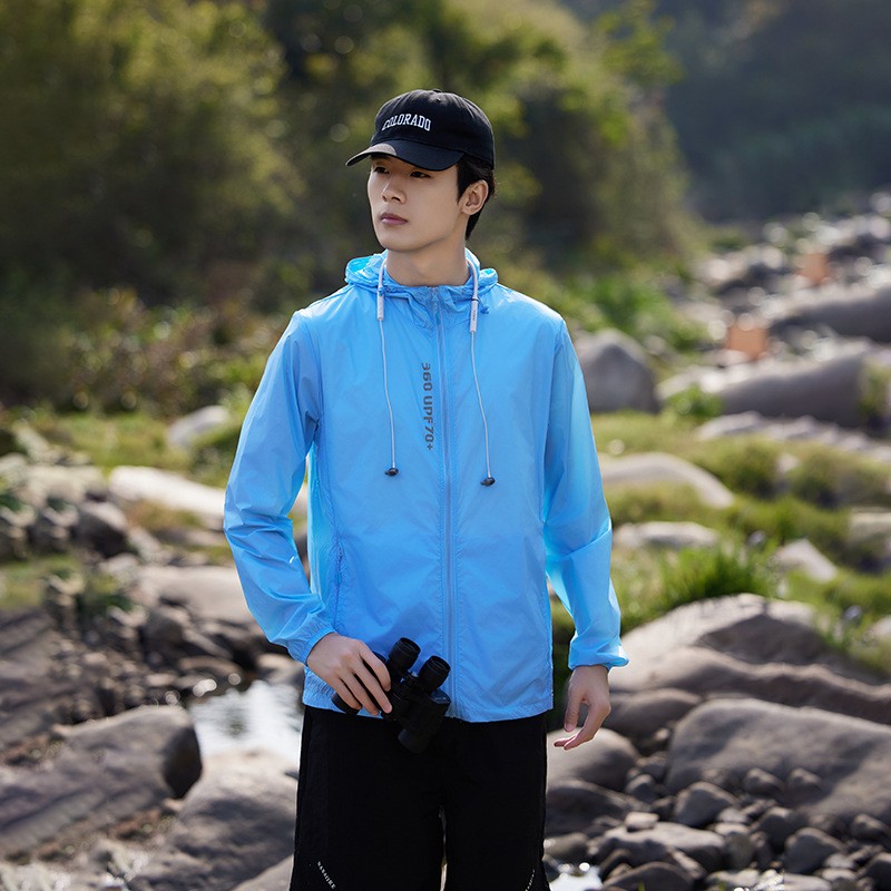 SunGuard UPF70 Ice Silk UV Protection Hooded Jacket