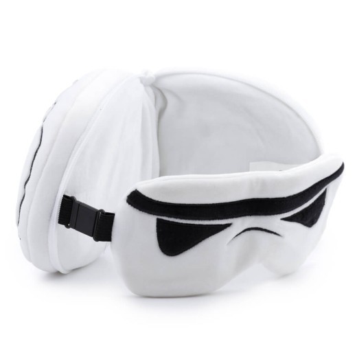 RELAXEAZZZ ORIGINAL STORMTROOPER TRAVEL PILLOW & EYE MASK SET