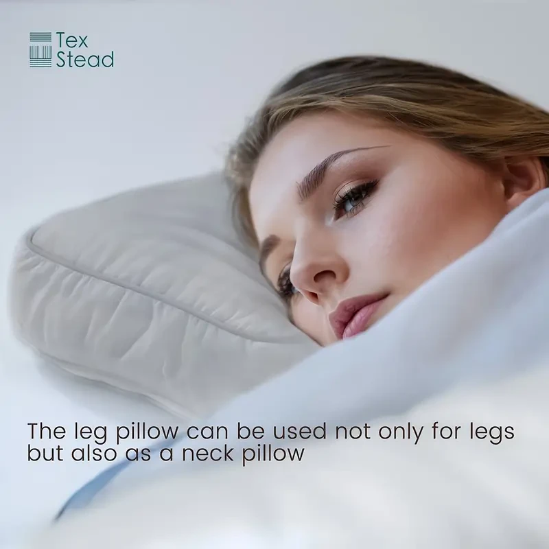 TEXSTEAD Ergonomic Knee Pillow for Side Sleepers