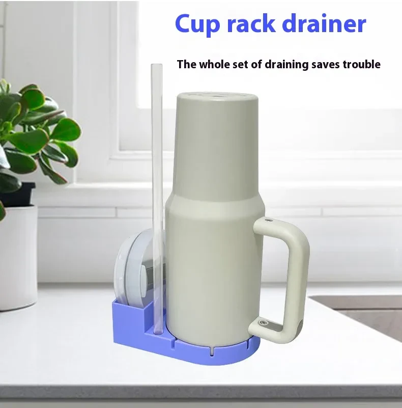 Cup Silicone Drainboard Storage Rack
