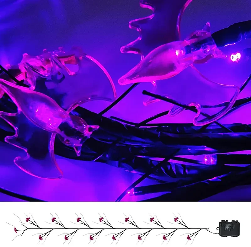 Halloween LED Willow Vine