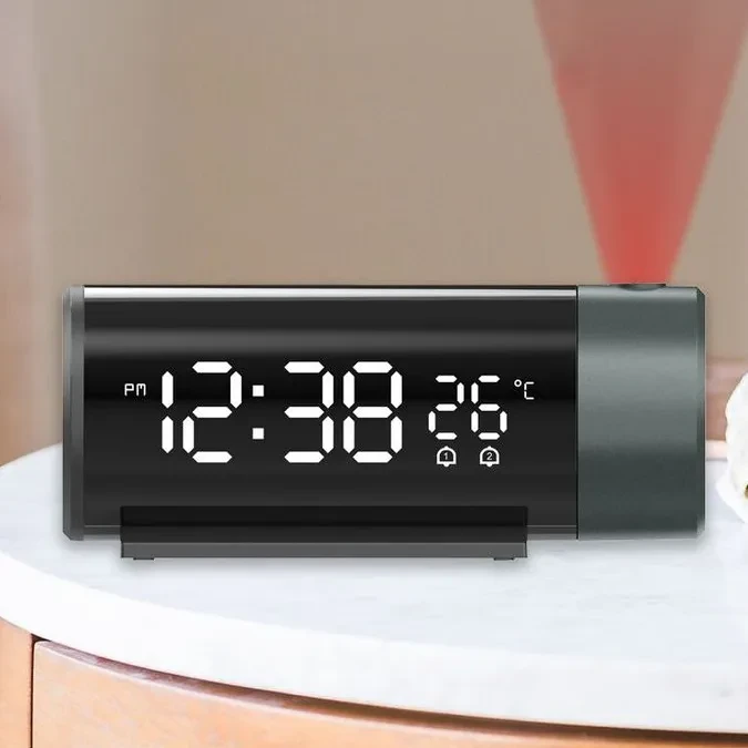 Electronic Projection Dual Alarm Clock