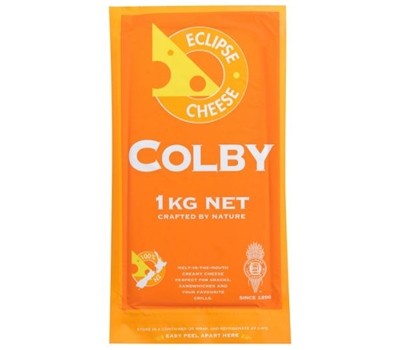 CHEESE BLOCK COLBY 1KG (ECLIPSE COLBY1KG) [CHIL]