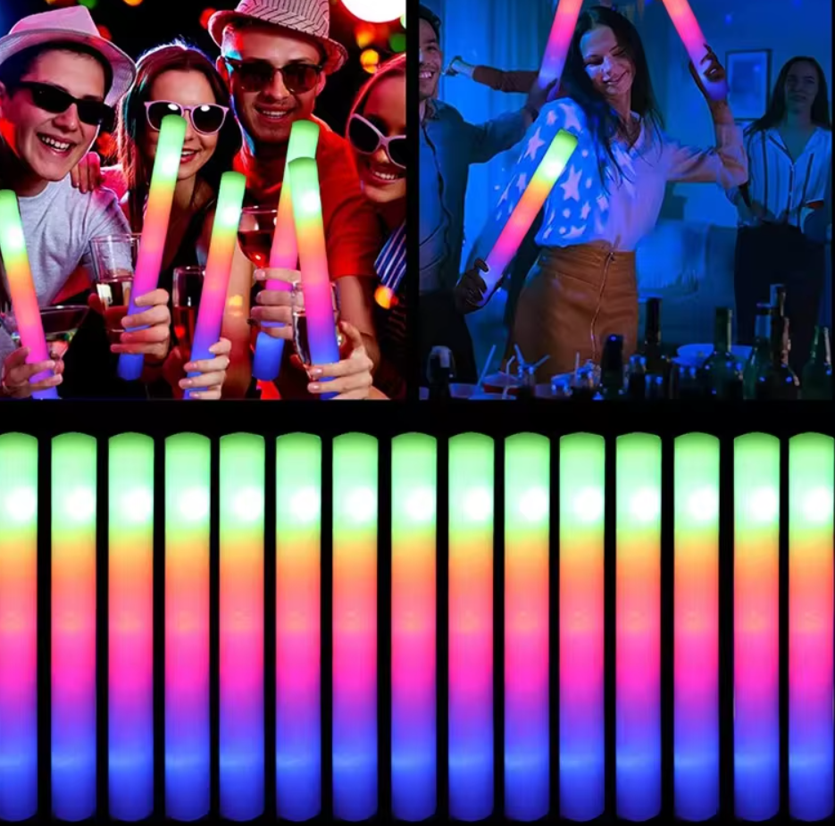 15Pcs LED Glow Sticks