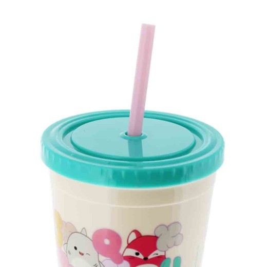 Sqishmallows Beaker & Straw