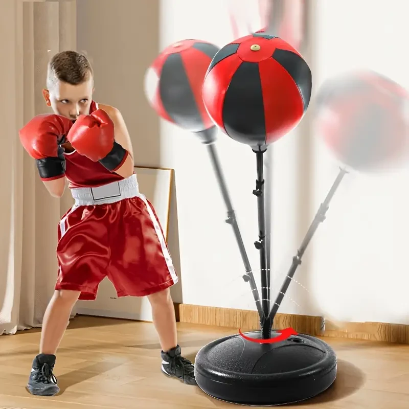Boxing Set with Punching Ball & Gloves