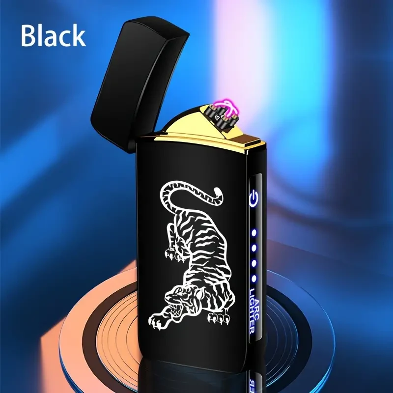 Outdoor Smart Windproof USB Charging Lighter - Rechargeable and Reusable