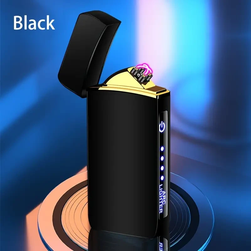 Outdoor Smart Windproof USB Charging Lighter - Rechargeable and Reusable