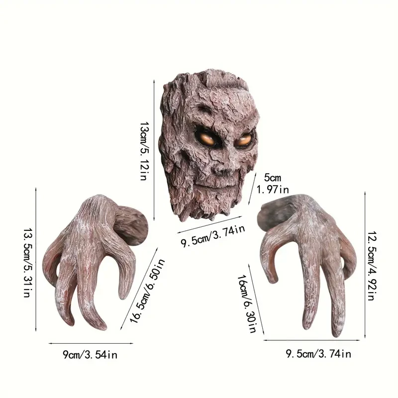 Enchanted Forest Resin Sculpture Set