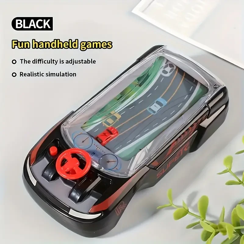 1pc handheld   for kids battery powered road adventure toy for   play and interactive two player   suitable   3 6 aaa batteries required not included details 11pc handheld   for kids battery powered road adventure toy for   play and interactive two player