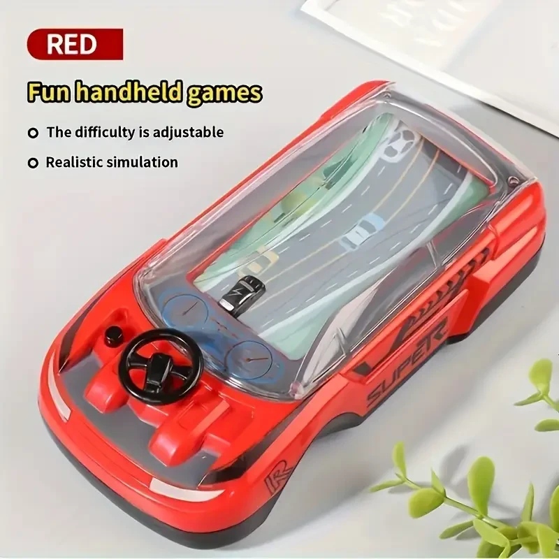 1pc handheld   for kids battery powered road adventure toy for   play and interactive two player   suitable   3 6 aaa batteries required not included details 11pc handheld   for kids battery powered road adventure toy for   play and interactive two player