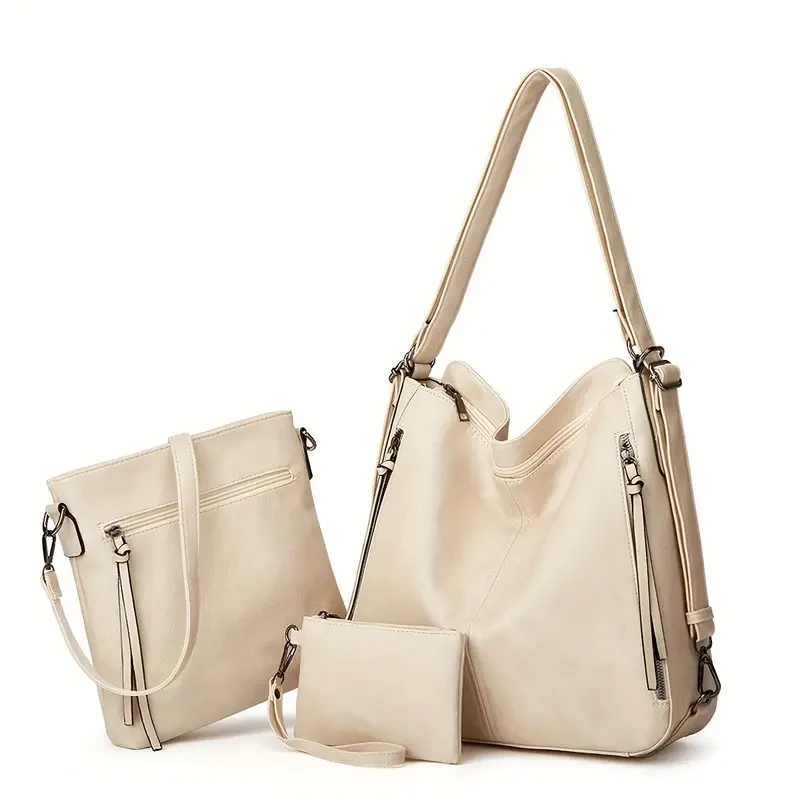 3pcs/set Fashion Shoulder Hobo Bag