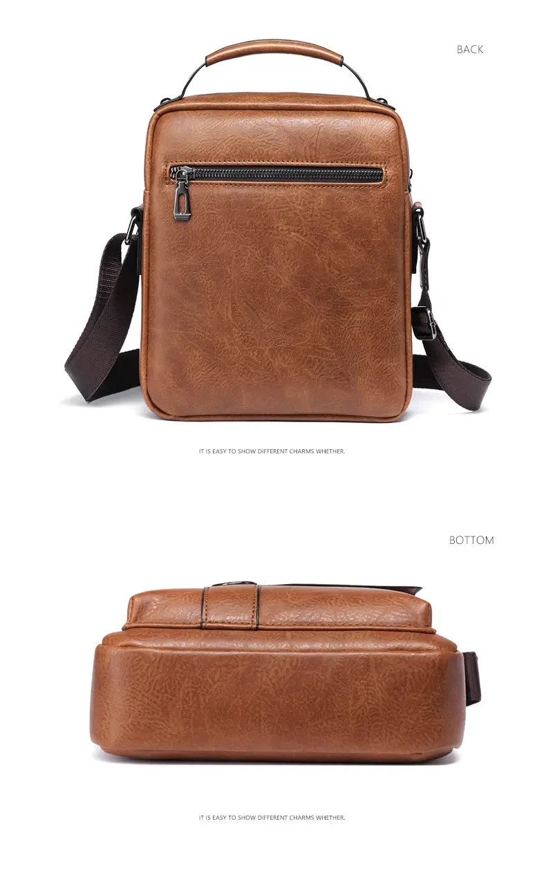 WEIXIER Crossbody Bag Men's Shoulder Bag,