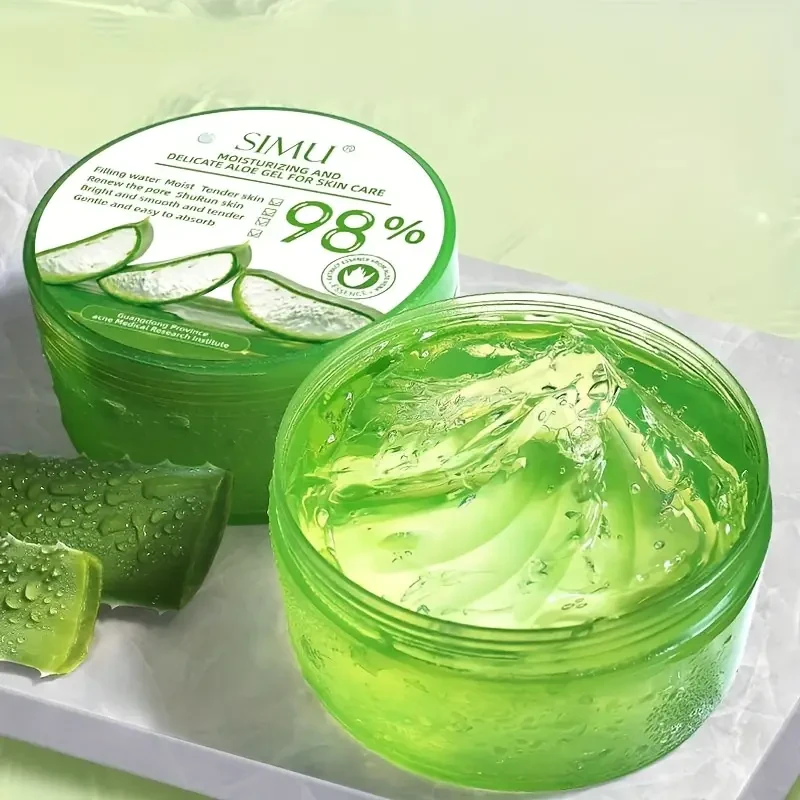 300g Hydrating Aloe Vera Gel Moisturizer - Soothing Face Cream for Dry & Sensitive Skin