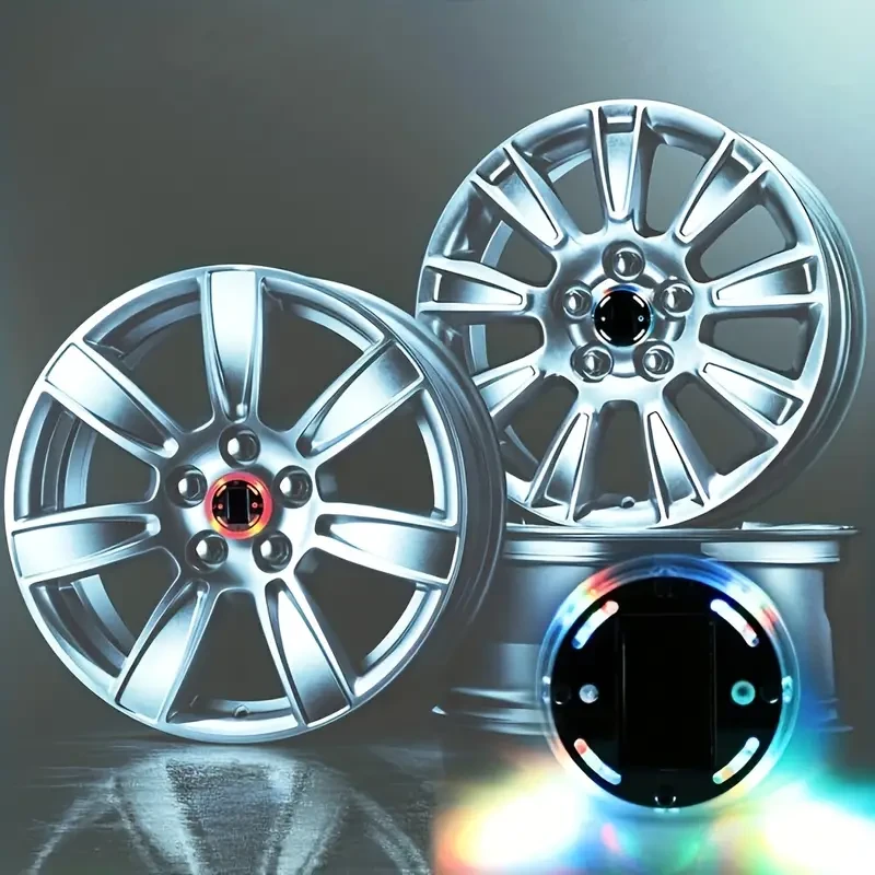 Solar Car Wheel LED Ambient Light  Dazzling Colors