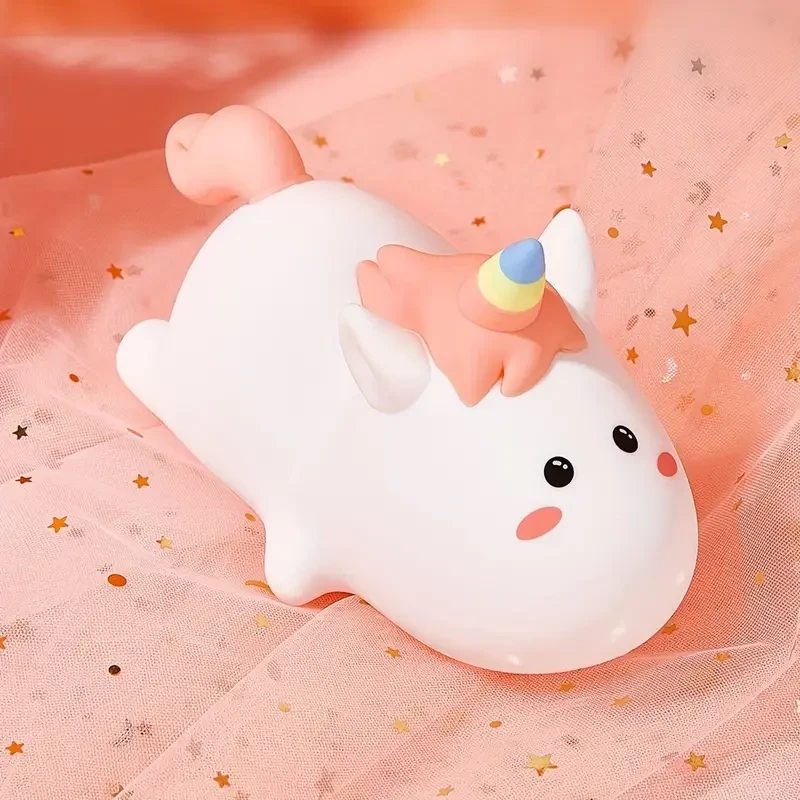 Cute Puppy Silicone Night Light - Tap to Light Up