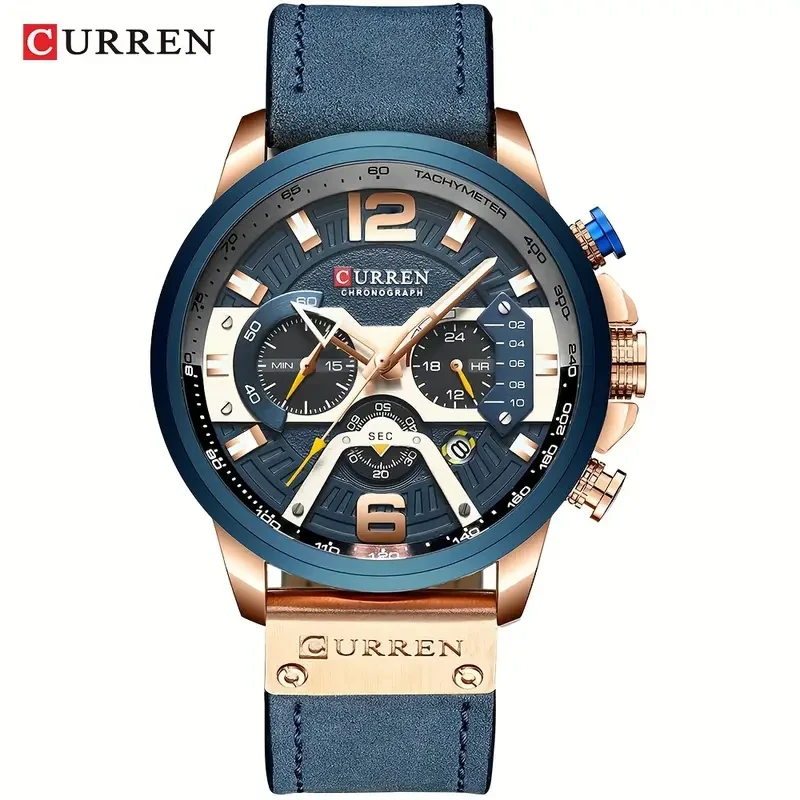 CURREN Mens Stylish Chronograph Watch