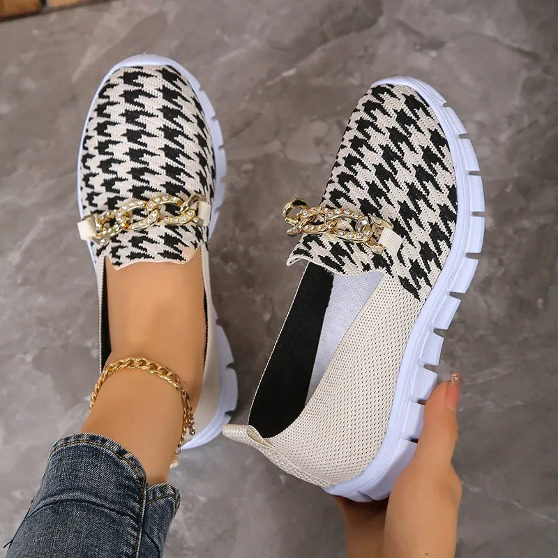 Houndstooth Breeze Loafers