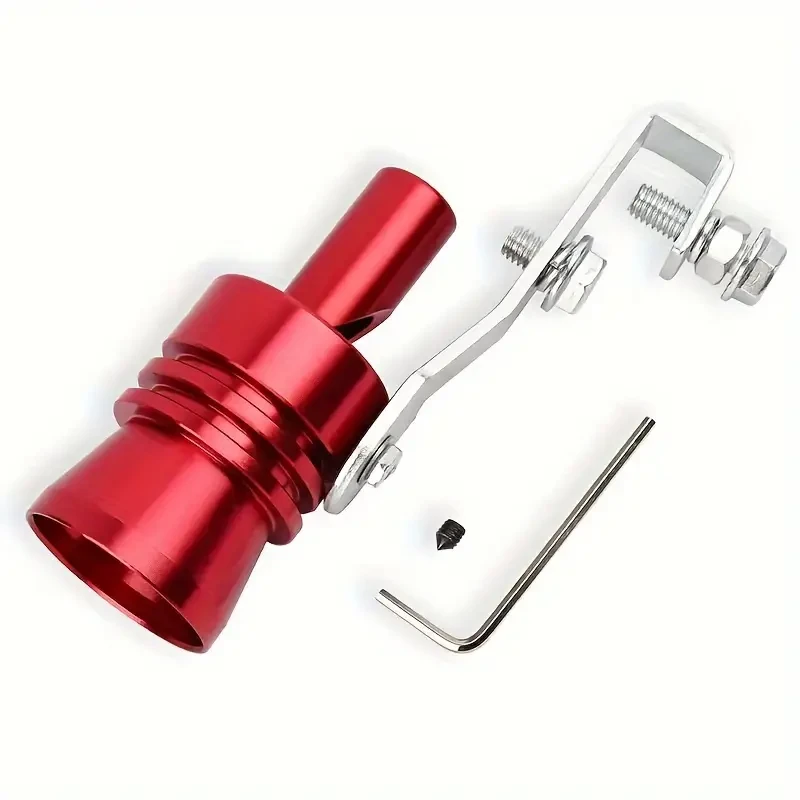 Red Turbo Sound Whistle - Tailpipe Noise Enhancer