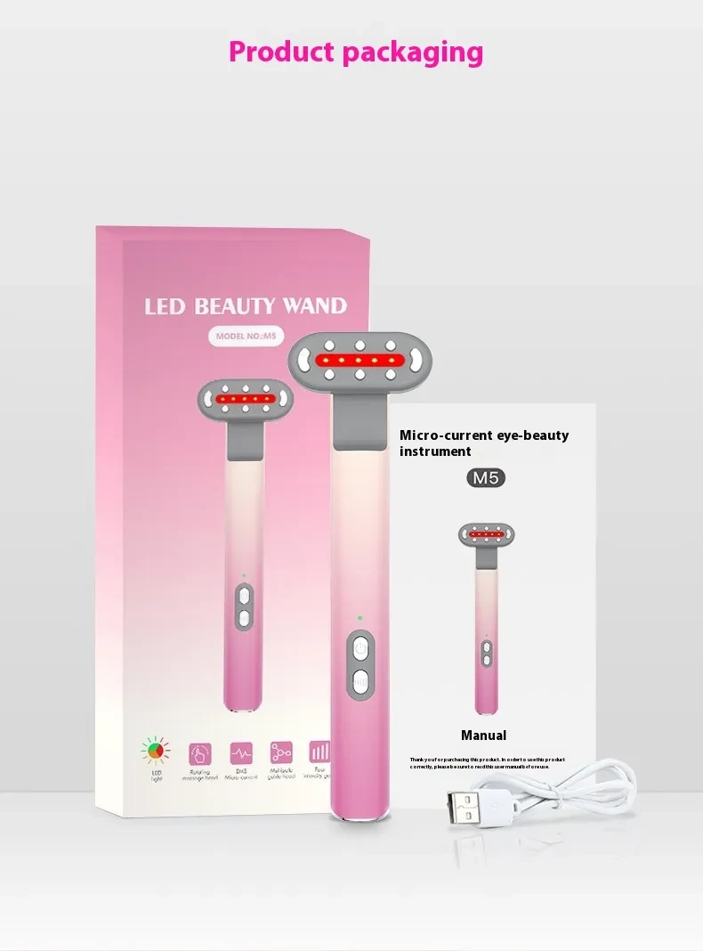 Micro-current Heating Vibration 360 Degrees Rotating Eye Instrument