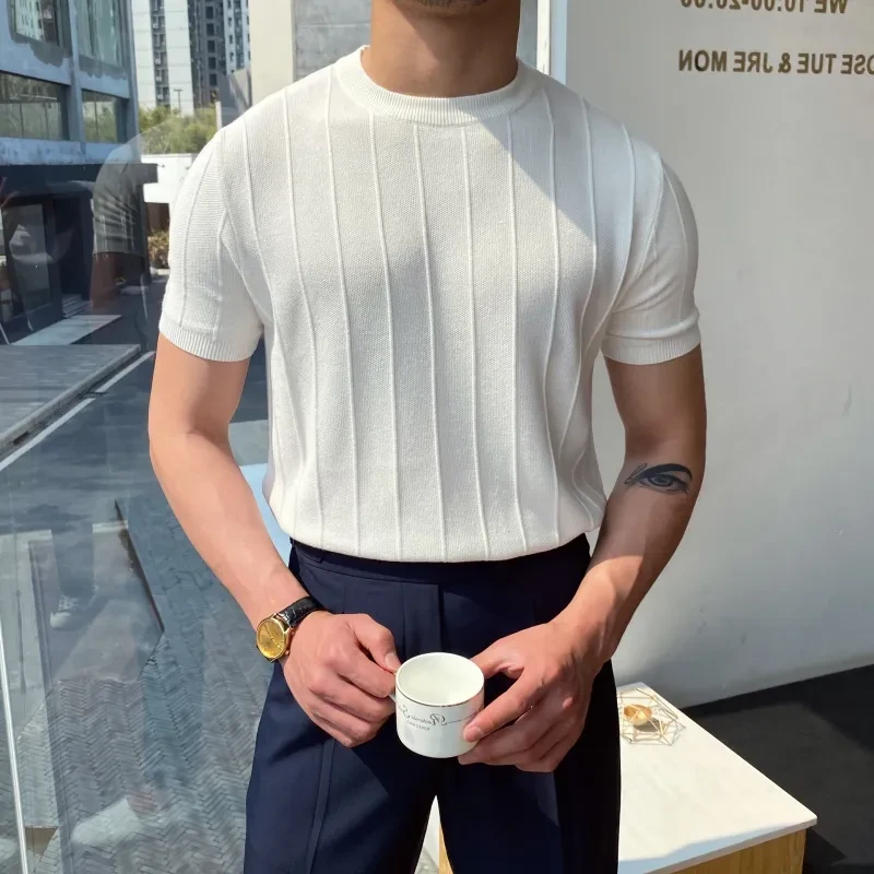 Short Sleeve Knit Tee